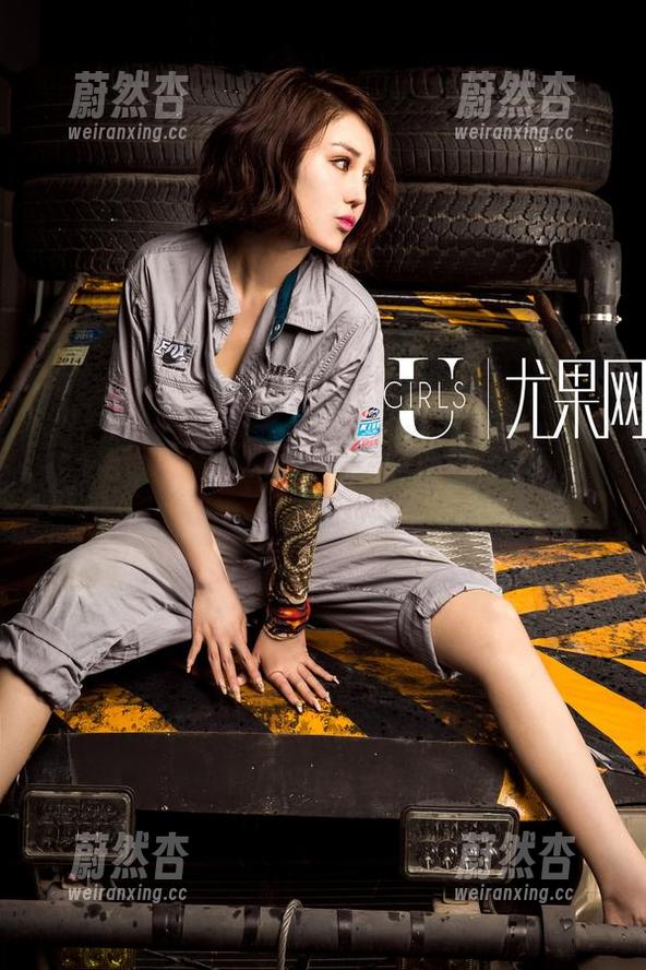 尤果网 - K8傲娇萌萌的体操服更新-谁能抵挡这样的色彩搭配？