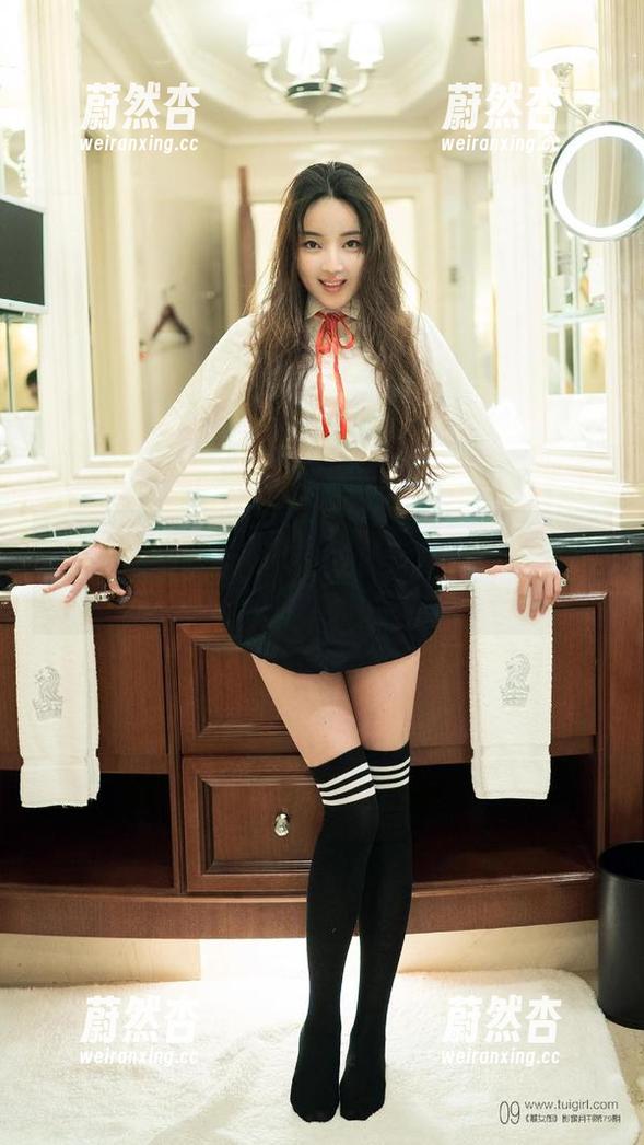 推女郎-林清儿 推女郎 - 论林清儿最新写真中的白丝,绝对hold住每一帧!