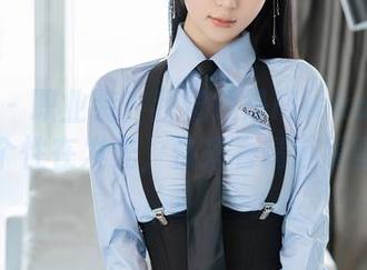 秀人网 - 职业装?我觉得是Mieko林美惠子的个性在发光,快来看精选原图吧!